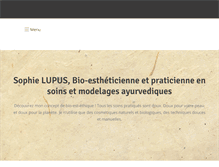 Tablet Screenshot of bio-est-ethique.fr